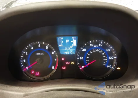 2015 Hyundai Accent Gls from USA, damaged, VIN KMHCT4AE7FU817582